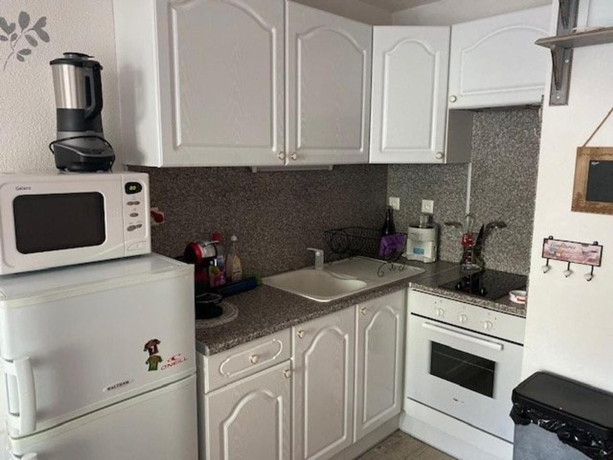 Studio Cabine Cozy Avec Terrasse, Parking, Et Casier A Ski - Ideal Famille De 4 A Bolquere - Fr-1-592-43 Exterior photo